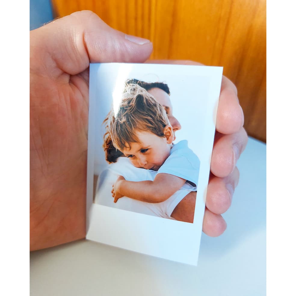 Mini foto 6x9cm papel fotográfico profissional