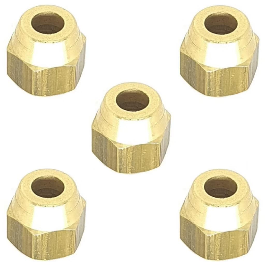 PORCAS PARA FLANGE DE AR CONDICIONADO SPLIT 1/4, 3/8, 1/2, 5/8 kit 10und