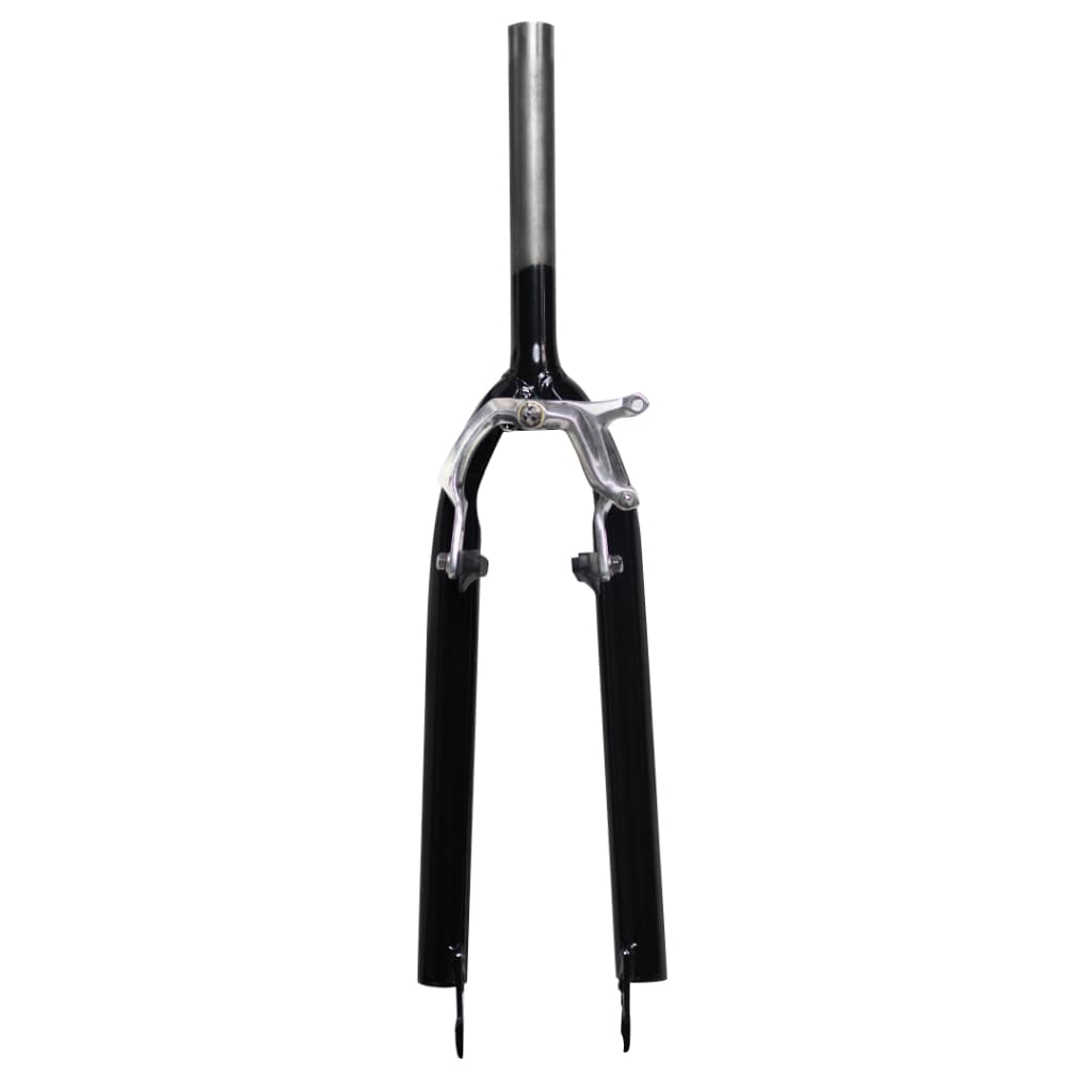 Garfo 29 Over Sem Rosca Aço 28.6mm | Rígido p/ Freio Ferradura | Preto Brilhante | INMETRO | XTBK