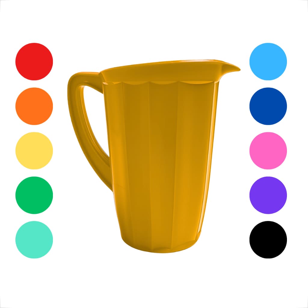 Jarra de Suco Plastico Colorido 1,7 Litros Cozinha Piquenique Jarra Multiuso