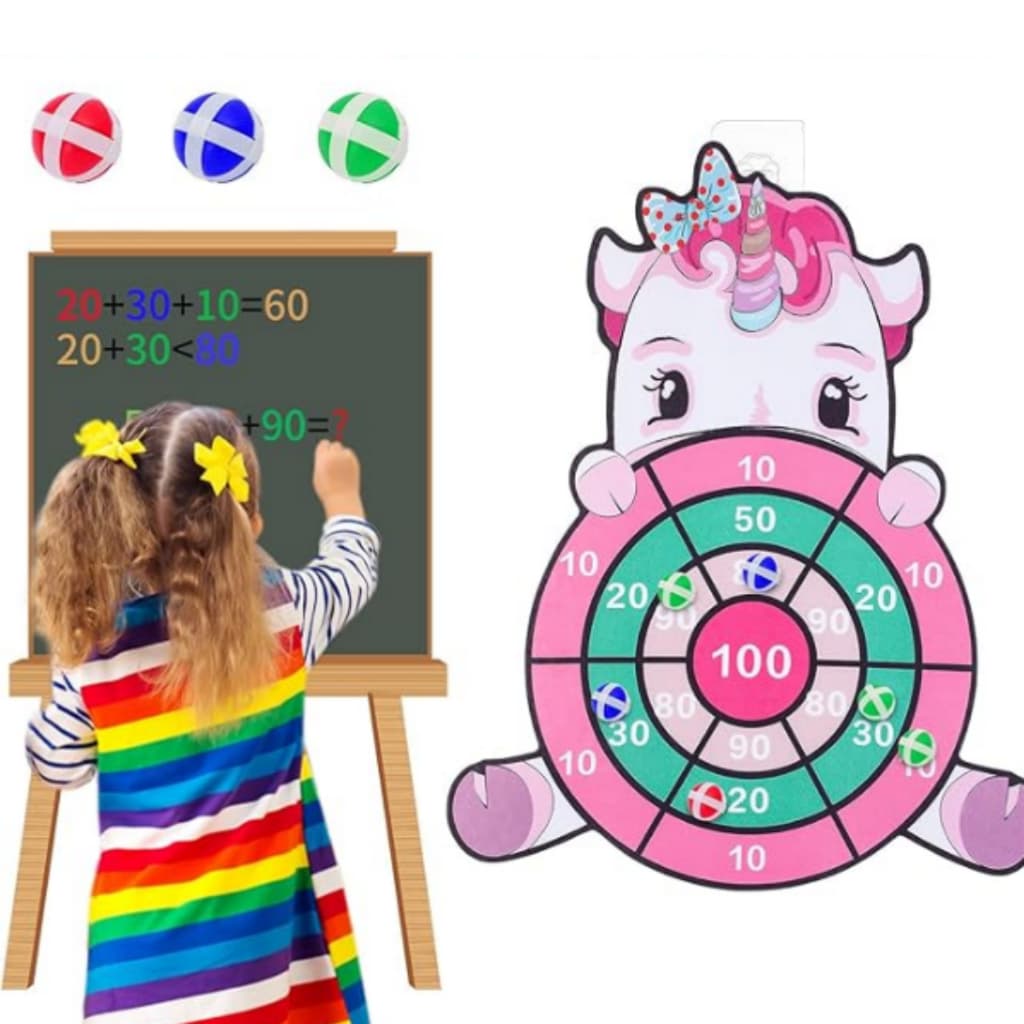 Alvo Infantil BICHINHOS + 3 Bolas SEM PONTAS ACERTE QUE GRUDA BRINQUEDO DIVERTIDO E SEGURO DIVERSÃO
