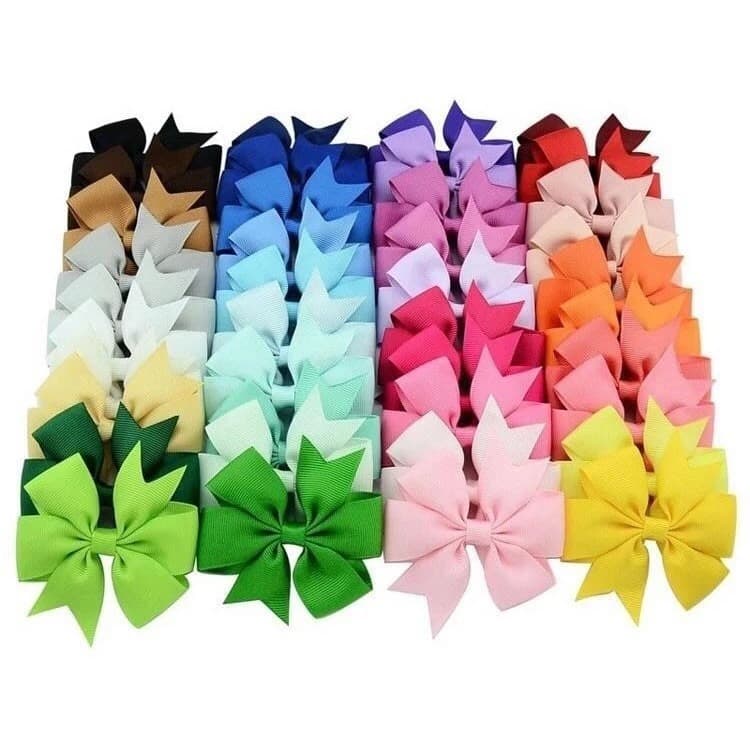 Laços de Cabelo Infantil Catavento no bico de pato ou xuxinha