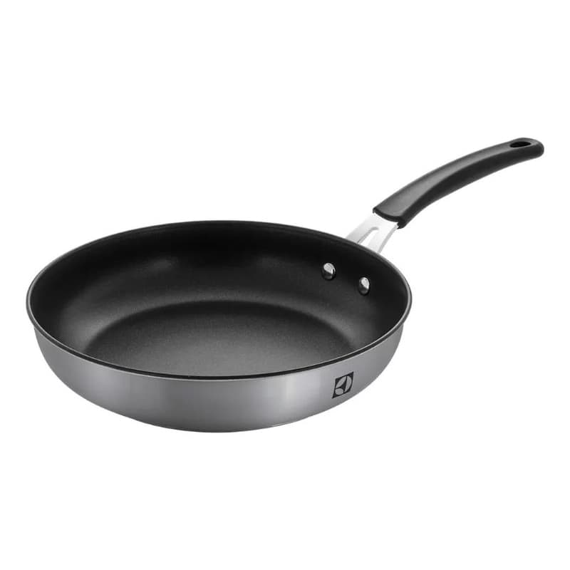 Frigideira Inox com Revestimento Antiaderente Prateado e Preto Electrolux 24cm