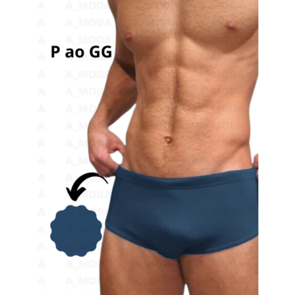 Sunga Sungão Lisa Slip Básica Moda Praia Verão Adulto Masculina