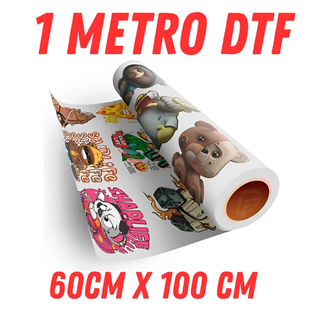 1 METRO Impressão Qualidade I3200 Para Estamparia Blusas Qualquer Tecido 58CM X 100 CM Envio 24h