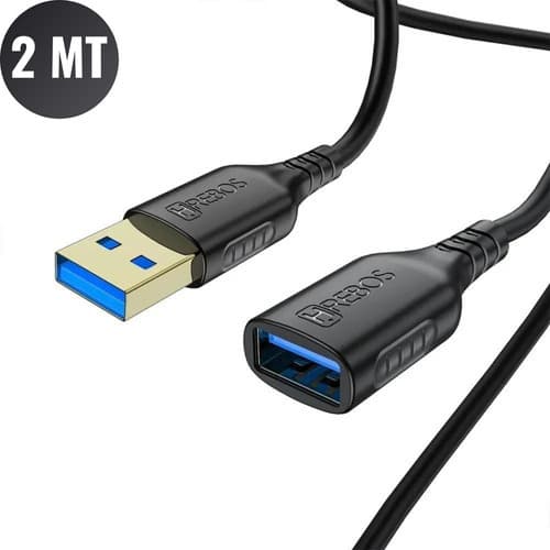Extensor Usb 3.0 De 2 Metros Macho Femea HRebos
