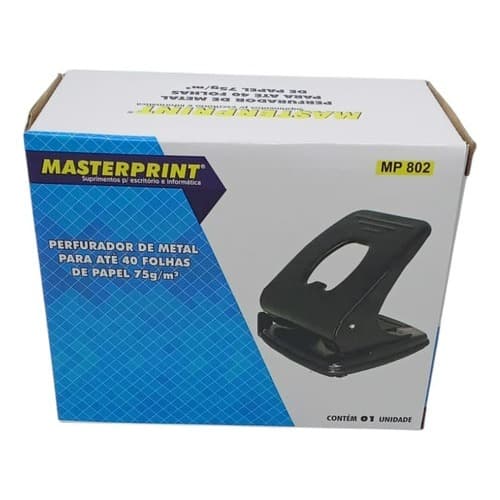 Perfurador / Furador Masterprint De Papel 2 Furos