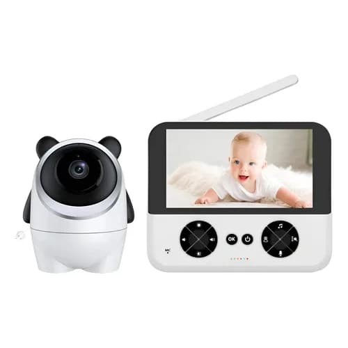 Babá Eletrônica Câmera Tela Lcd 4.3 '' Monitor Visão Noturna
