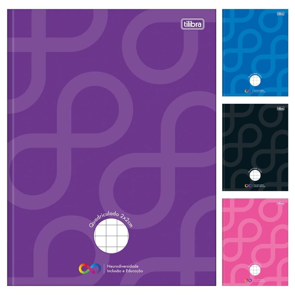 Caderno Neurodiversidade Pauta Ampliada 80 Folhas - Tilibra