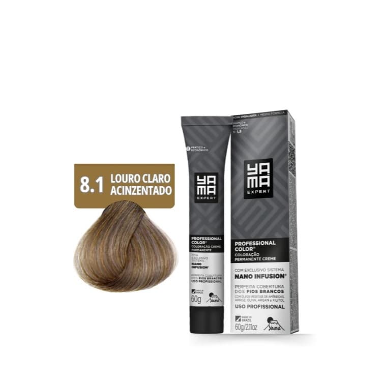 Coloração Yamá Expert 8.1 professional color nano infusion 60g
