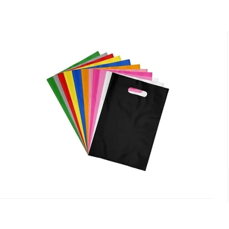 Sacolas Plasticas 35x45 Alça Boca De Palhaço 1kg/40un Pronta Entrega