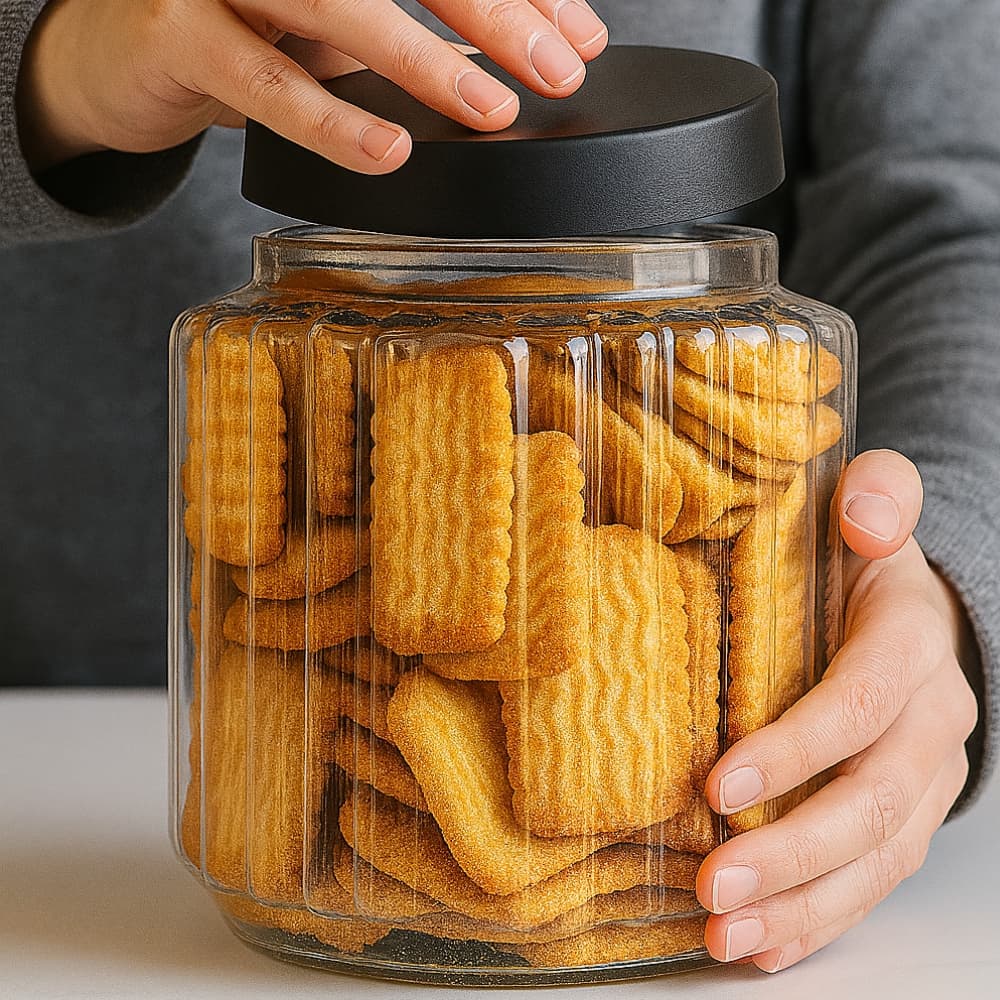 Pote Plástico Cozinha Organizador Fileto 1,5LT Premium