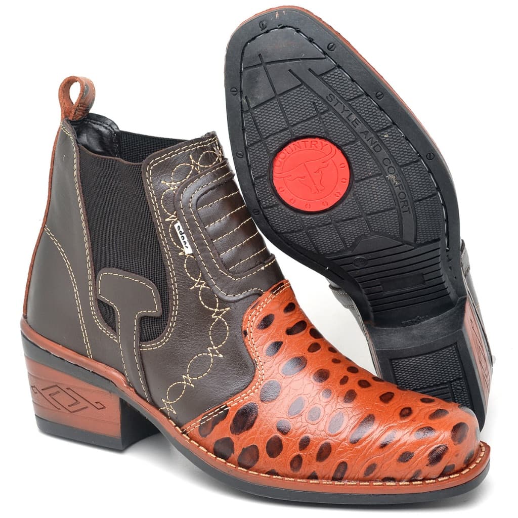Bota Country 100% em Couro Legitimo 1011