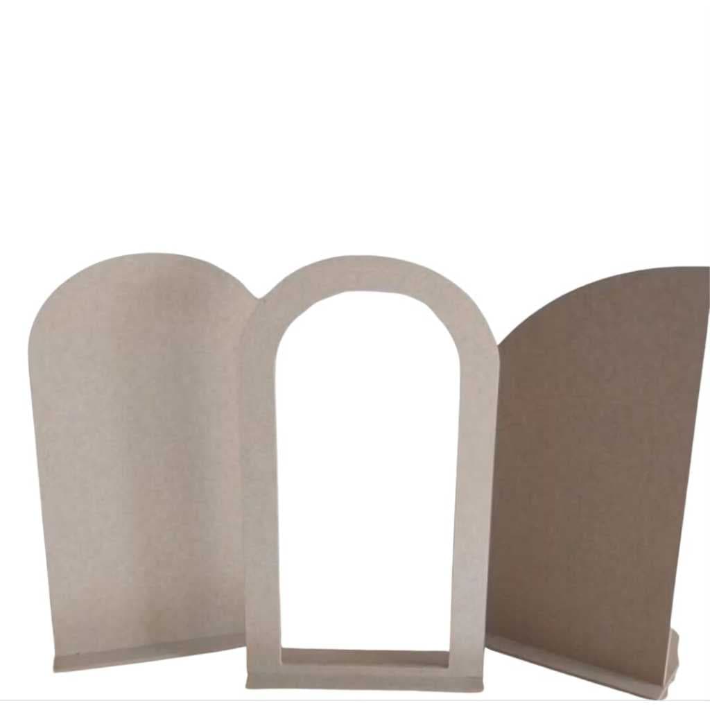 KIT TRIO ROMANO COM BASE 50X29 EM MDF CRU