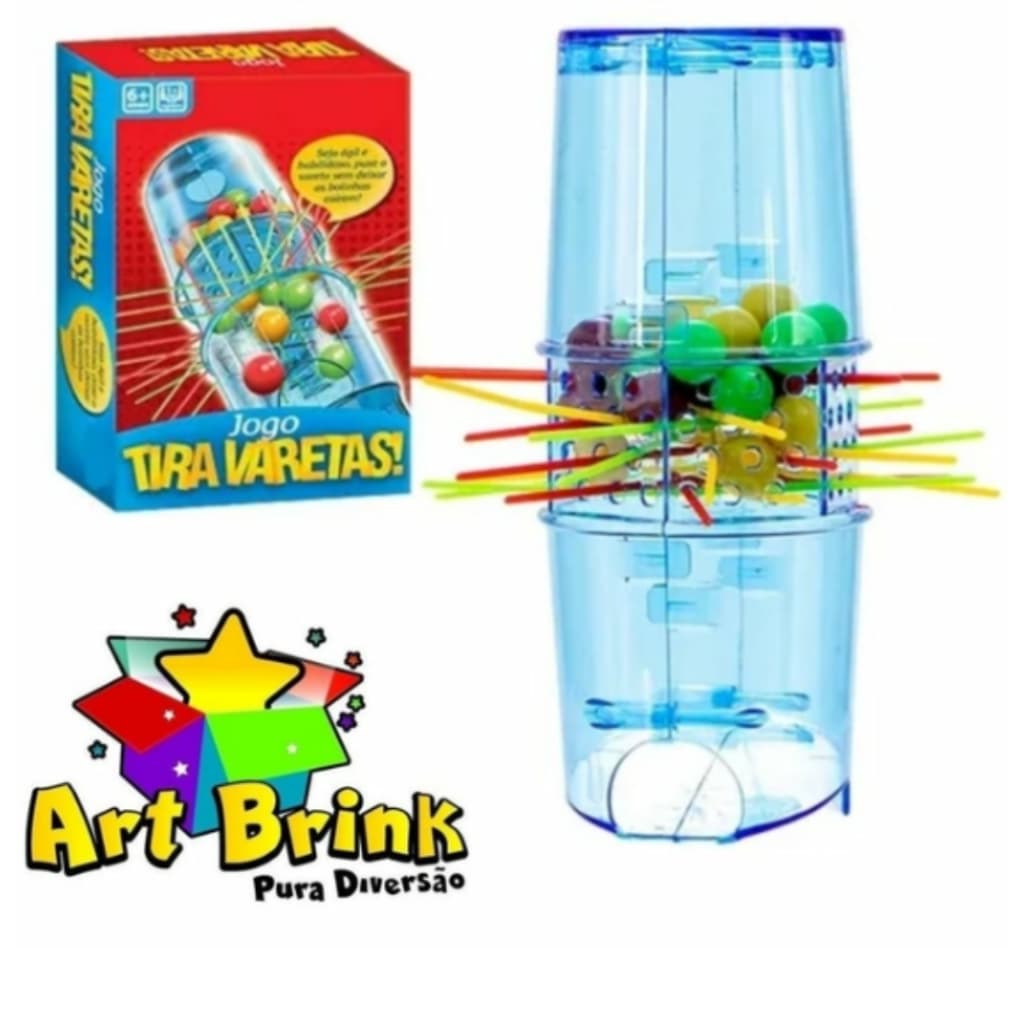 Jogo Tira Varetas - Pega Varetas - Jogo Infantil - Jogo Tabuleiro - Brinquedo Grande