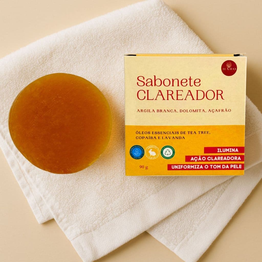 Sabonete Clareador de Manchas Escuras Virilhas Axilas e Rosto Haro 90g Sabonete Barra Corpo Facial