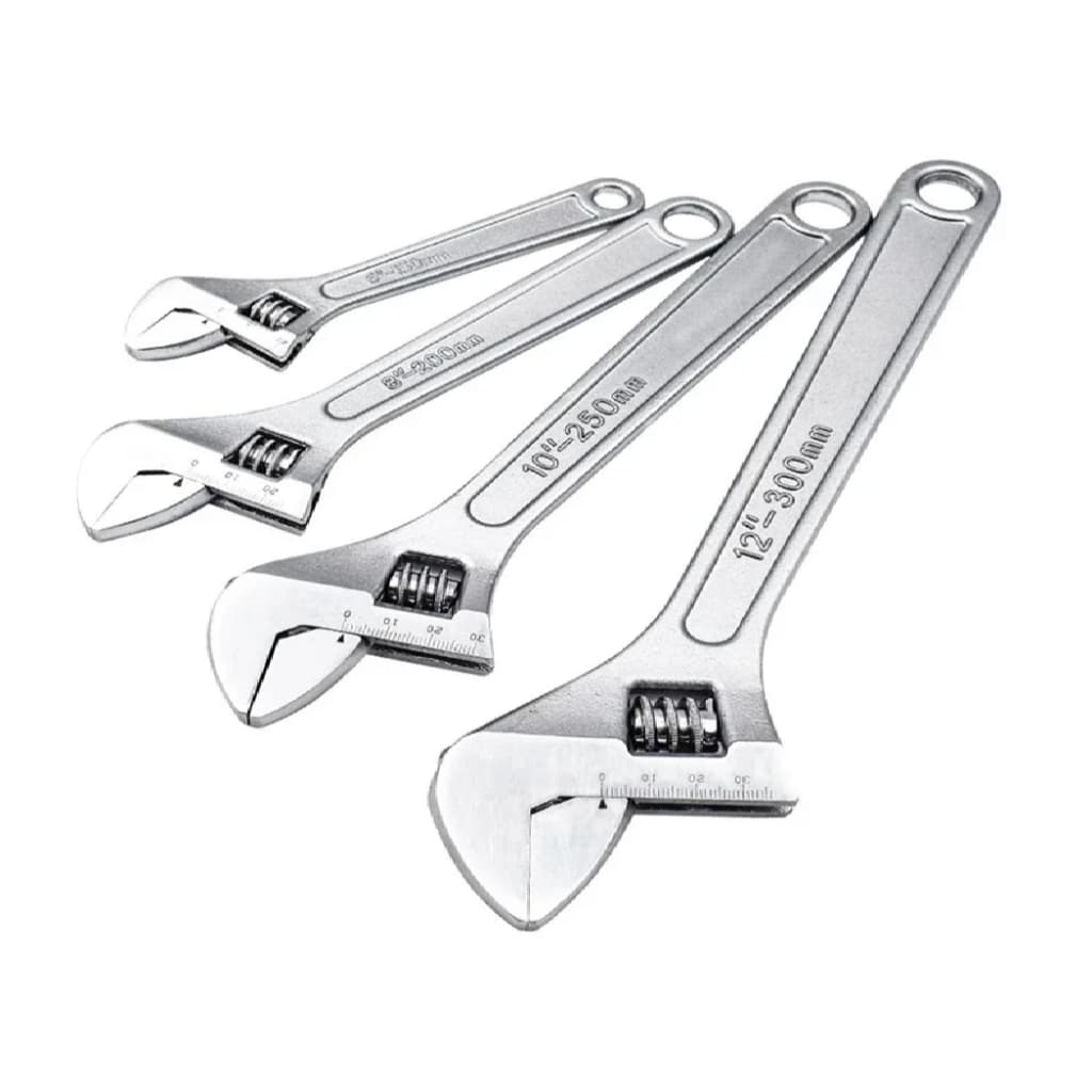 Chave Inglesa ferramenta Cromada Ajustável 1012 Polegadas 250 Mm