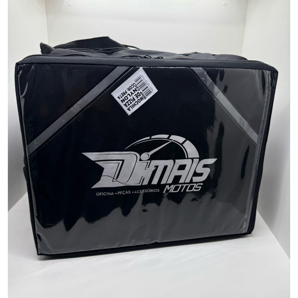 Mochila Bag Preta 45l Marmitex Entrega Pizza Lanche Marmita