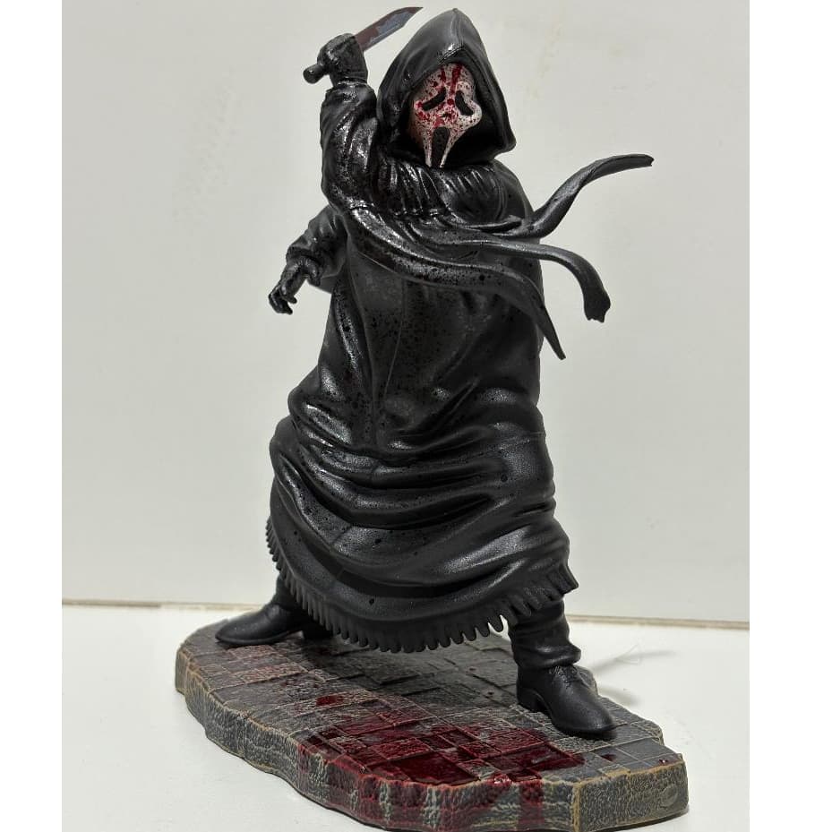 Boneco Colecionável Action Figure Ghostface Scream - Pânico - Dead by Daylight - Resina - 3 tamanhos