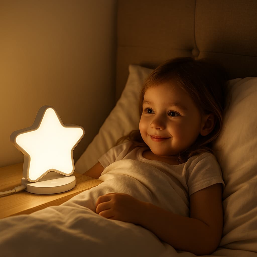 💡 Luminária LED Decorativa com Toque Sensível e 3 Cores de Luz – USB Recarregável