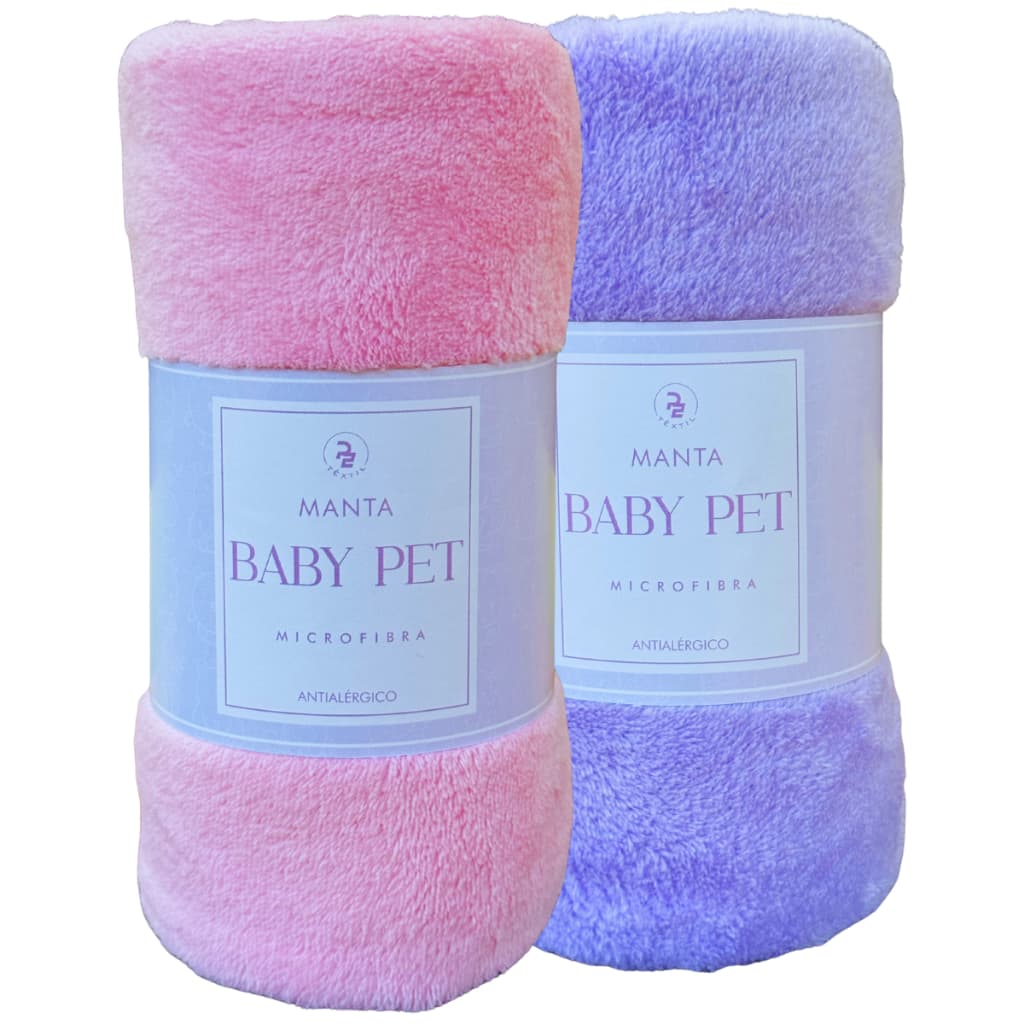 2 Cobertor Mantinha Manta Colorida Infantil Bebe/Pet/Batizado/Batismo/Bebê/Menor Preço/Menino/Menina