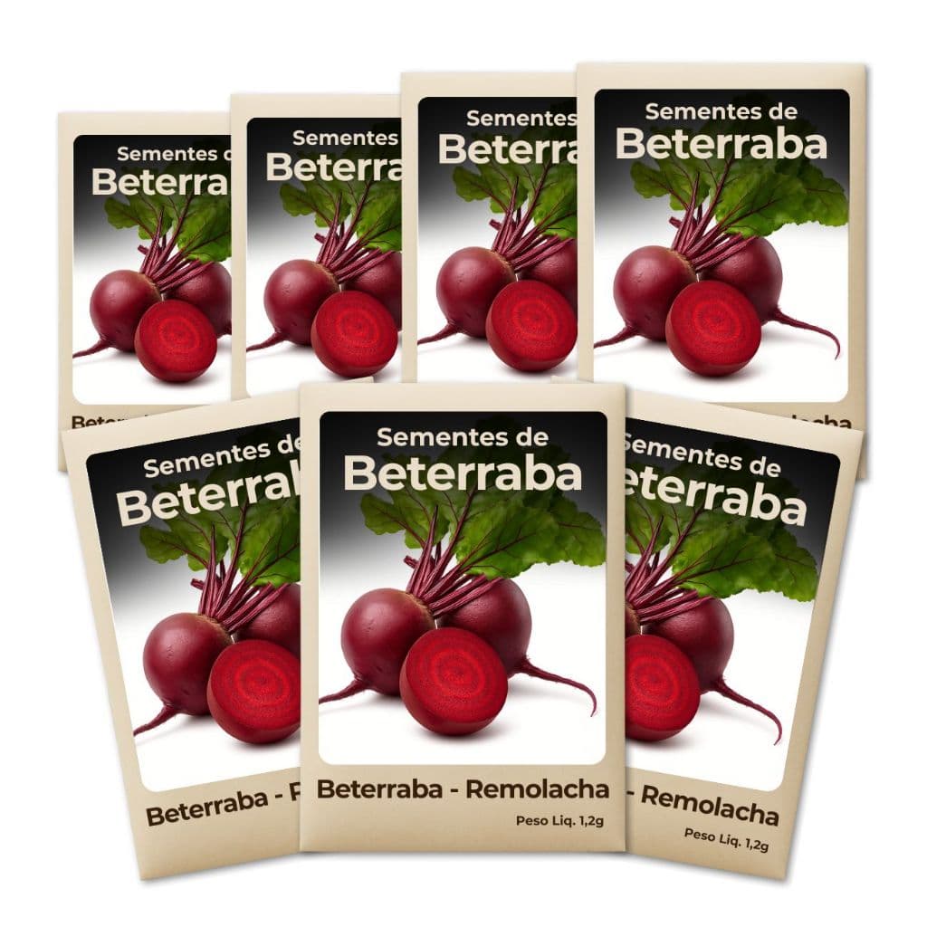 Beterraba Sementes Produção Alta Hortas Domésticas Crescimento Constante Cultivo Fácil Feltrin Qualidade-Combo 7un