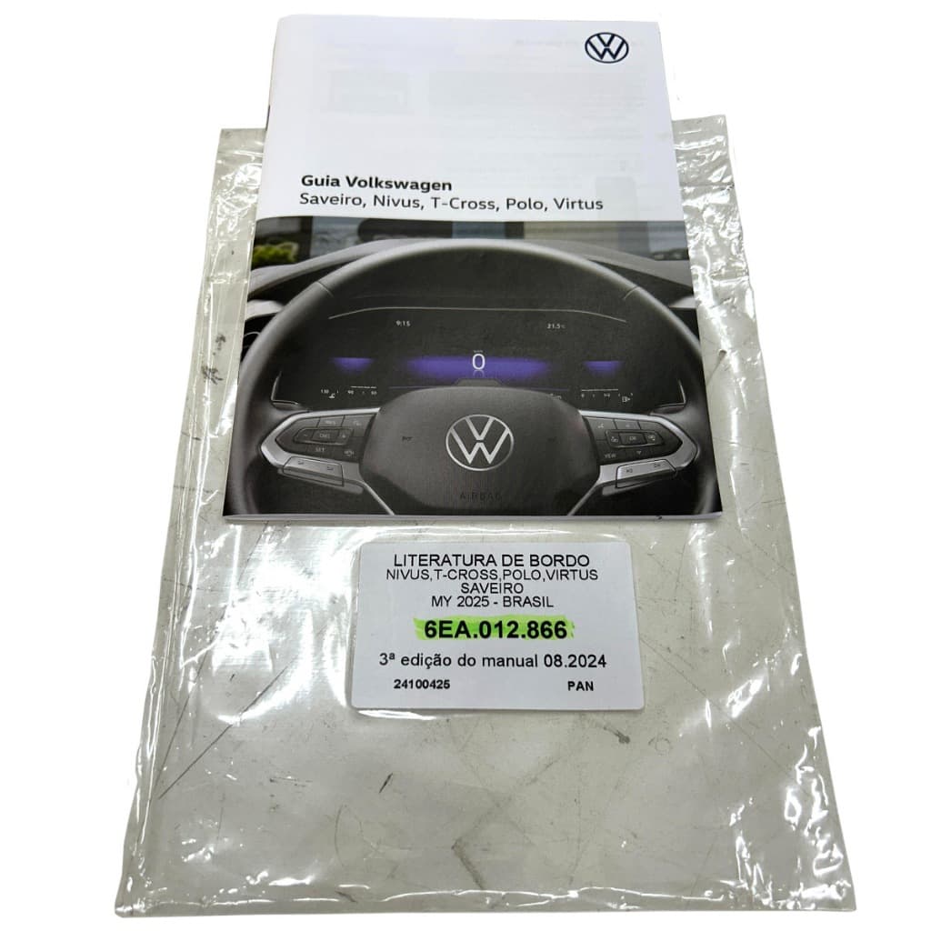 Literatura De Bordo / Guia Rápido Volkswagen Nivus Polo Polo Track Saveiro T-Cross Virtus