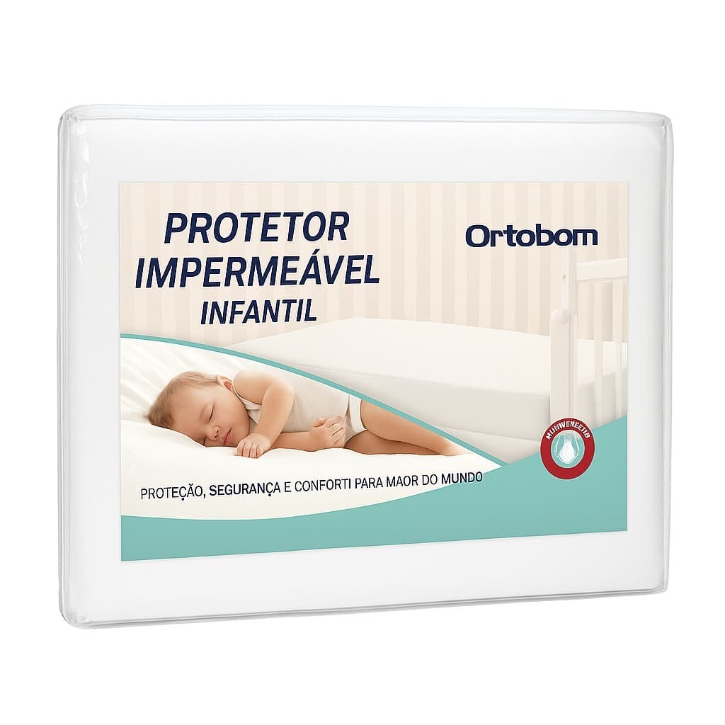 Protetor Impermeável Berço Ortobom C Elástico – Conforto Silencioso