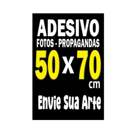 Adesivo Fotográfico I Envie sua arte ou foto I 50x70cm
