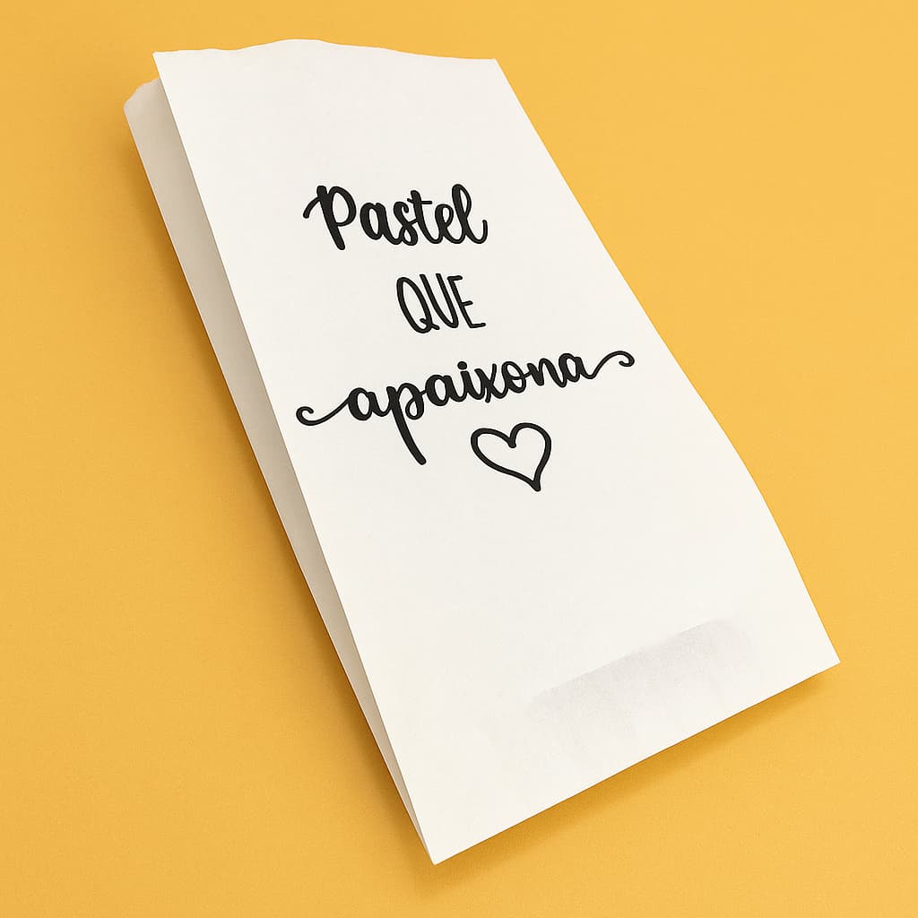Saco De Papel Para Pastel Anti-gordura Para Viagem - 250 Unidades