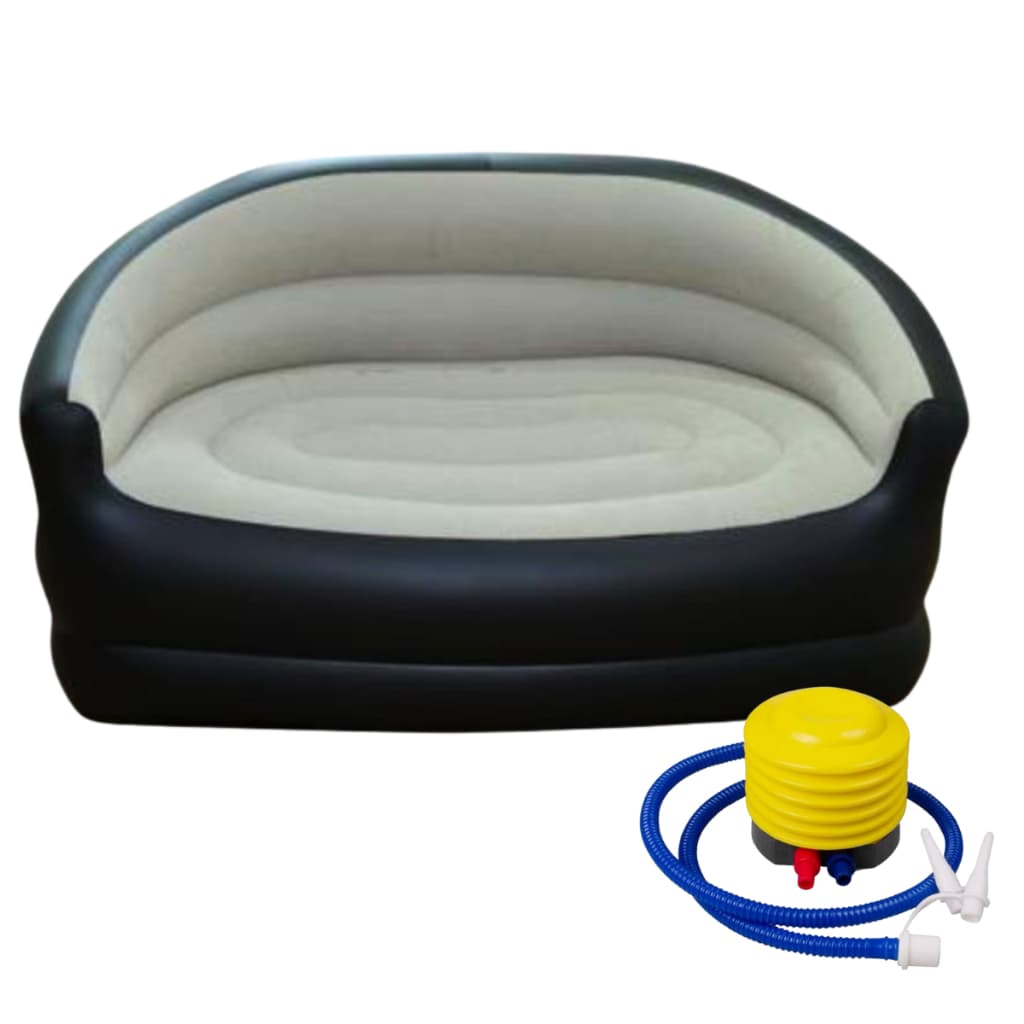 Mini Sofá 2 Lugares Inflável + Bomba para Inflar