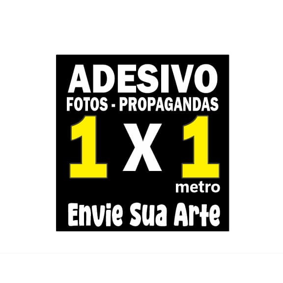 Adesivo Fotográfico I Envie sua Arte ou Foto I 1x1 metro