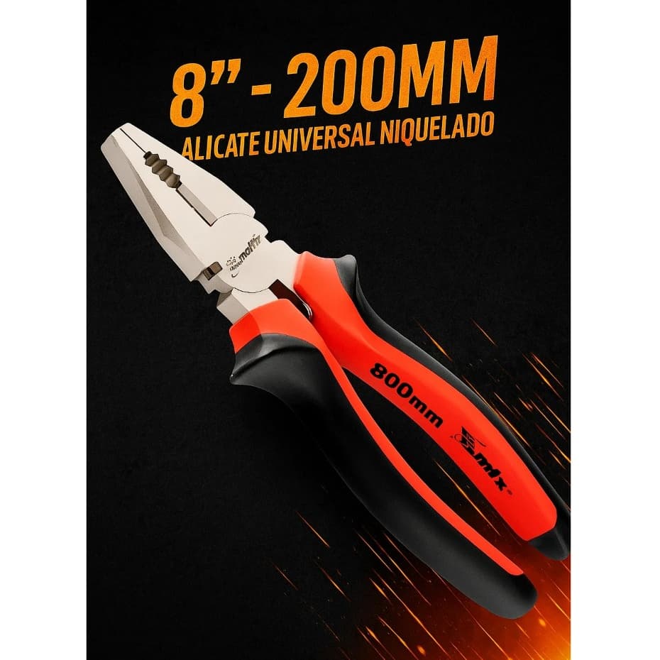 Alicate Universal 08 Polegadas 200mm Niquelado 169069 Mtx