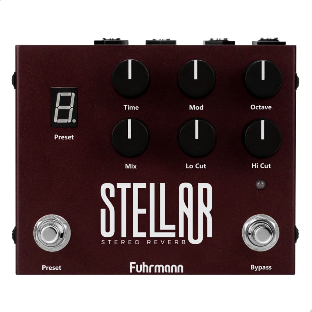 Pedal Digital de Efeito Stellar Stereo Reverb - Fuhrmann