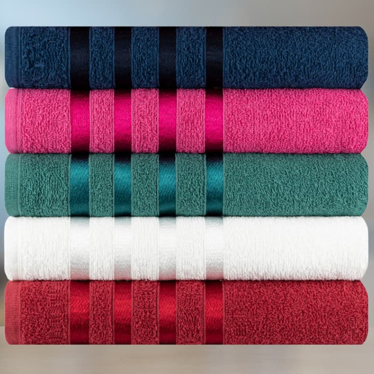 Kit Toalha de Rosto 100% Algodão 45x70cm - Coleção Ônix - Cores Lindas para Seu Ambiente