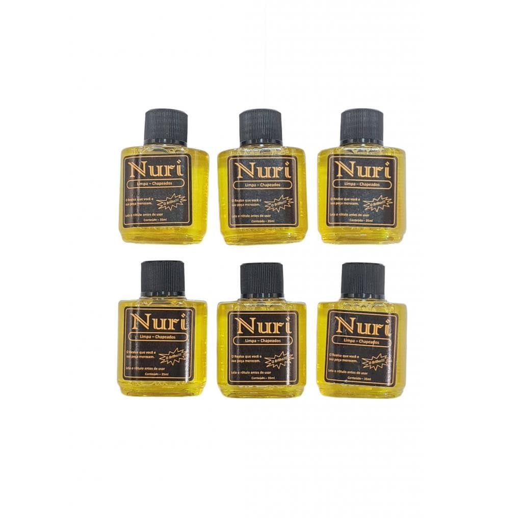 Kit Limpa Folheado Nuri Original Ideal para Joalheiros e Lojistas Revenda - 6 peças