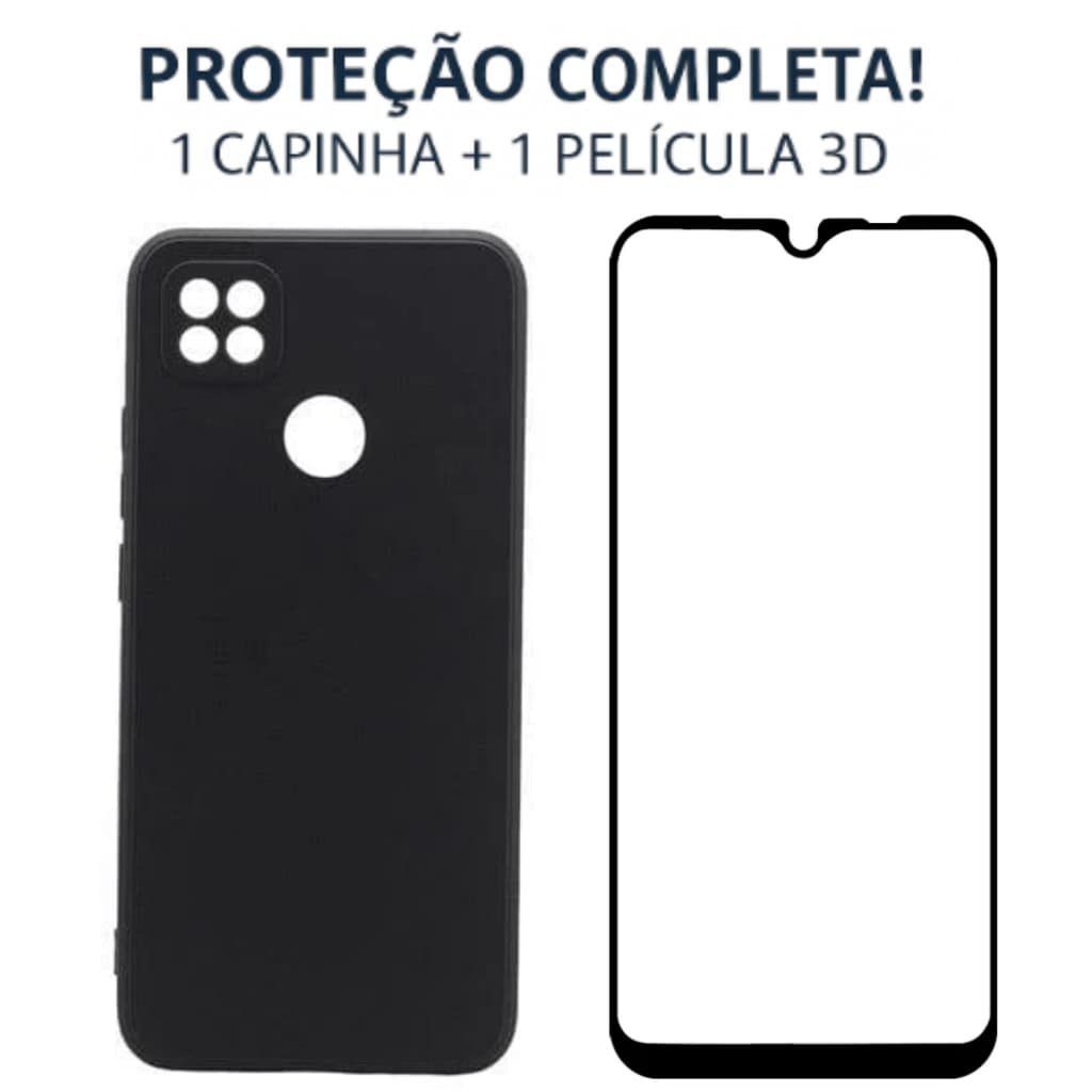 Capa Capinha Aveludada XIAOMI 9C + Película 3D