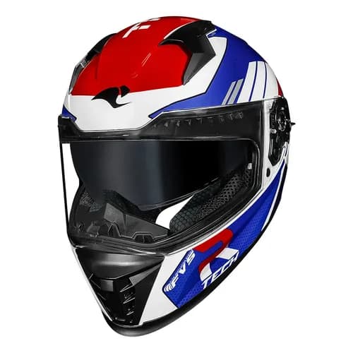 Capacete Race Tech Volt C/Óculos Interno Fumê