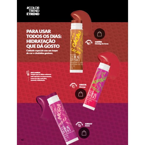 Hidratante Labial FPS15 Avon Color Trend