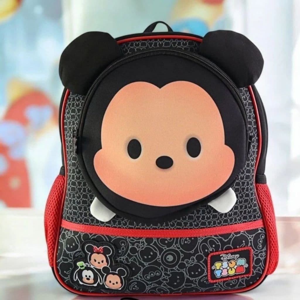 Mochila De Costas Escolar Infantil Mickey Disney Menino Feminina Aluno Alça Ajustável Personagem