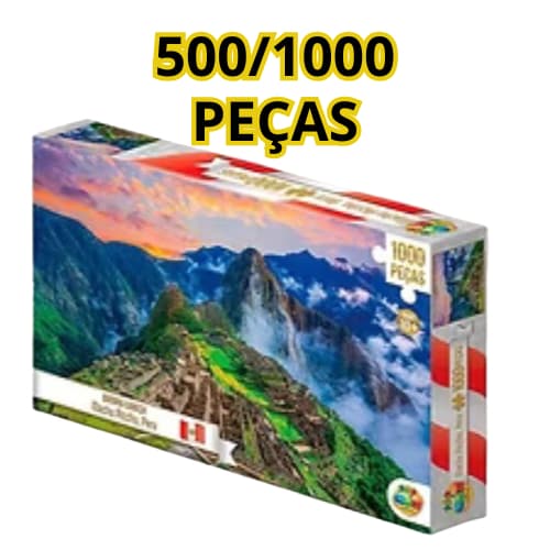 Quebra Cabeça 500 Peças - 1000 Peças -  Peças Premium - Escolha Desenhos