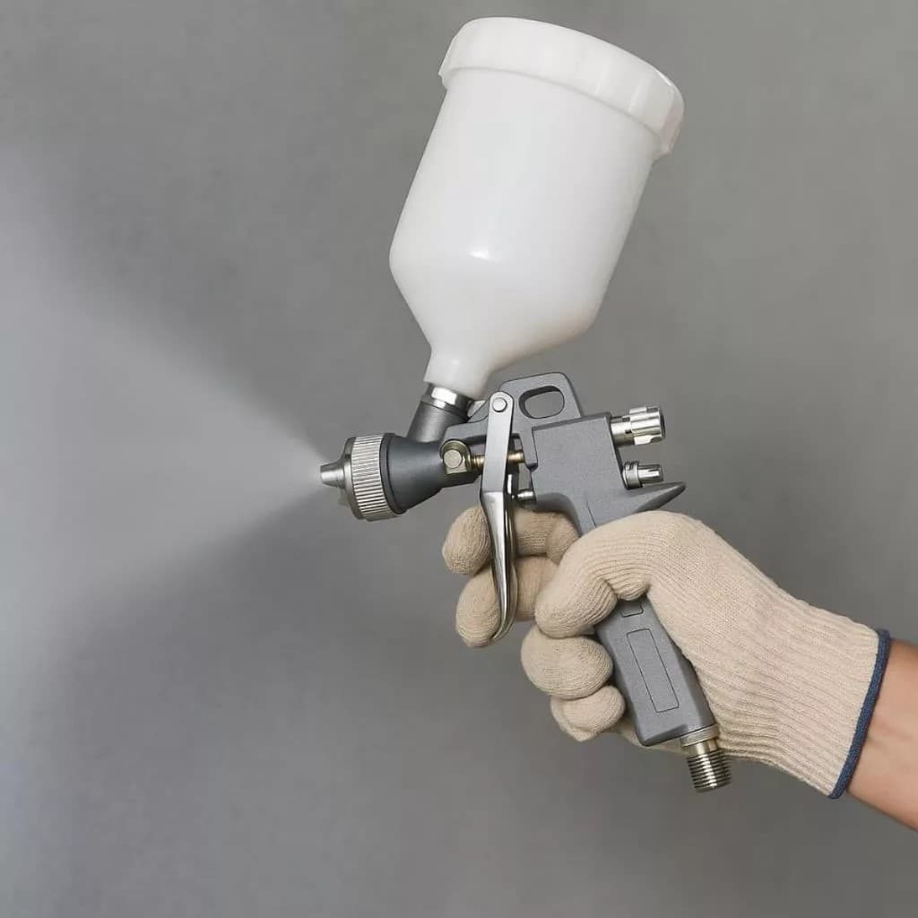 Pistola de Pintura Alta Pressão, Capacidade 600ml, Pulverizador Manual