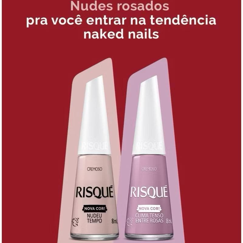 Kit 2 esmaltes Risqué Nudes Rosados