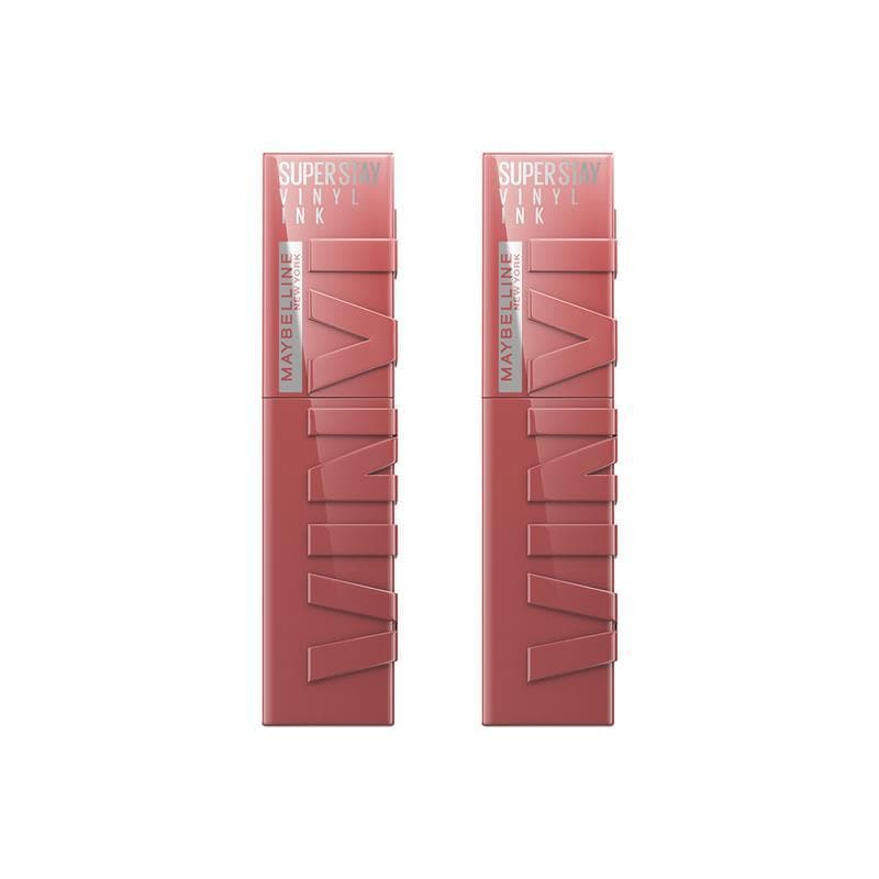 Kit Batom Líquido Maybelline Vinyl Ink Cheecky - 2 unidades