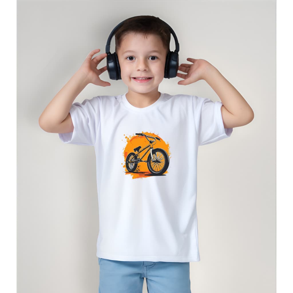 Camiseta Infantil Menino Menina Bicicleta Bike Pedalar Esporte Radical Roupa Camisa 2