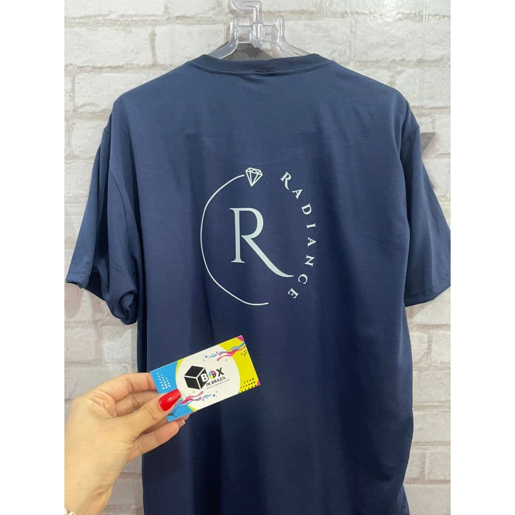 CAMISA PERSONALIZADA UNIFORME AZUL MARINHO