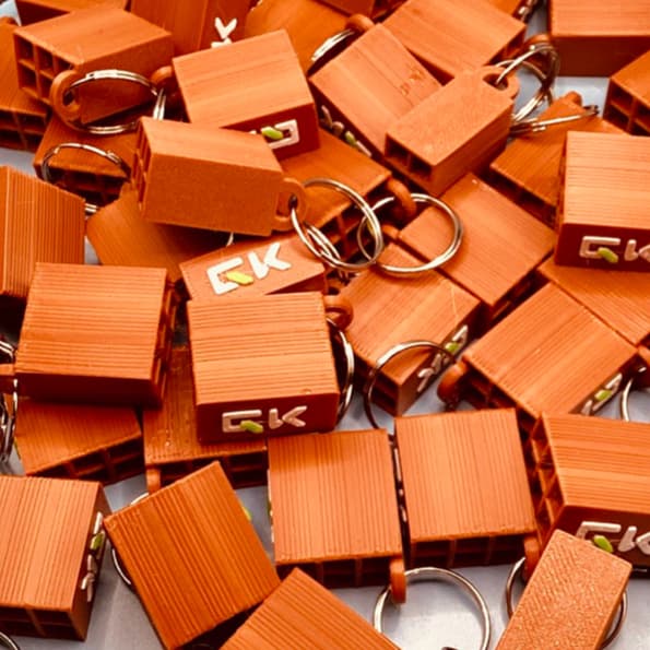 Kit Chaveiros Tijolo Com Palavra Logo Engenharia Civil Formatura Arquitetura Construção Bloco