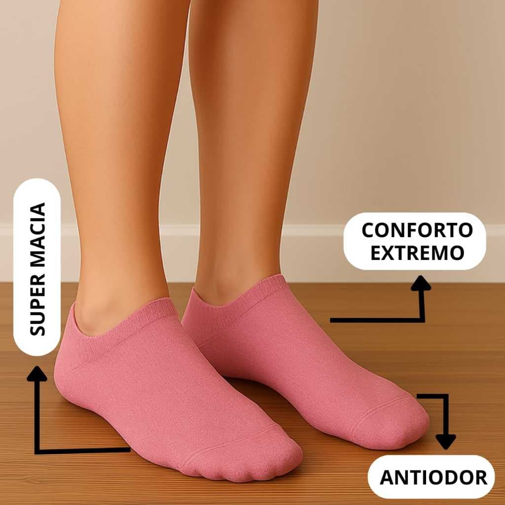 Kit 12 Meia soquete feminina meia cano curto feminina adulto 35 ao 40 estilosa