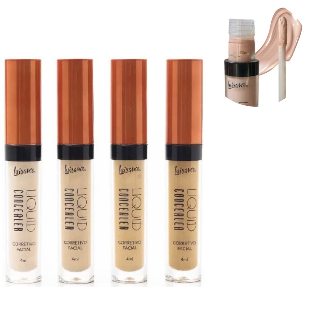Corretivo Líquido Facial Luisance Concealer Efeito Matte Alta Cobertura