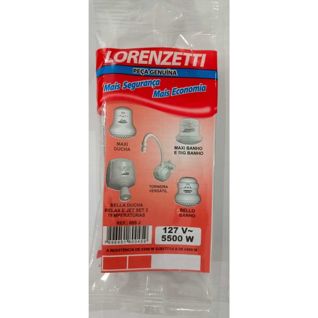 Resistência LORENZETTI 055J DE 127V E 5500W